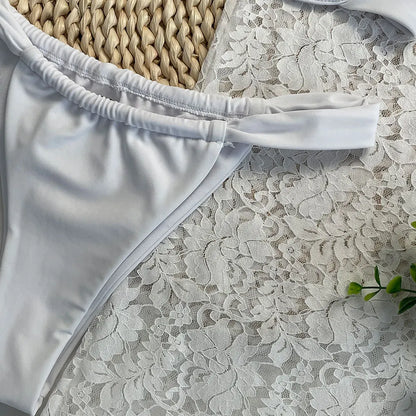 Sexy There-piece Bikini Set Female Swimsuit
