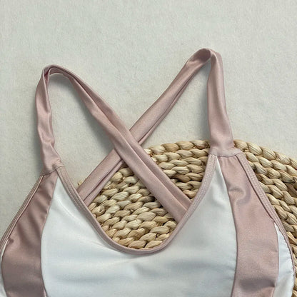 Patchwork One-Piece Swimsuit