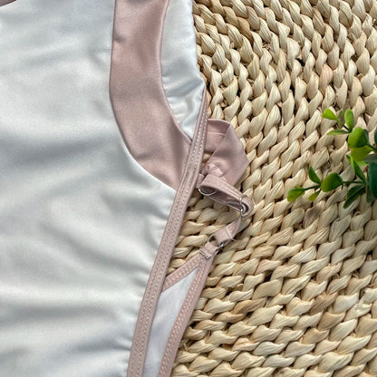 Patchwork One-Piece Swimsuit