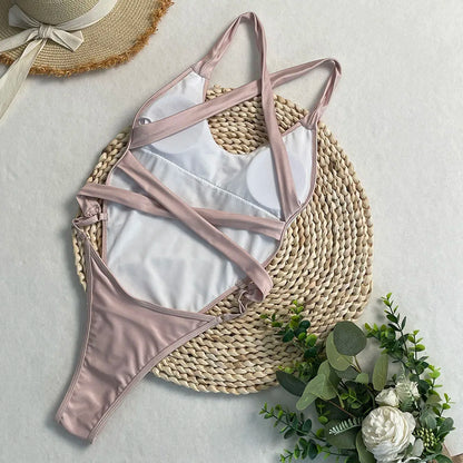 Patchwork One-Piece Swimsuit