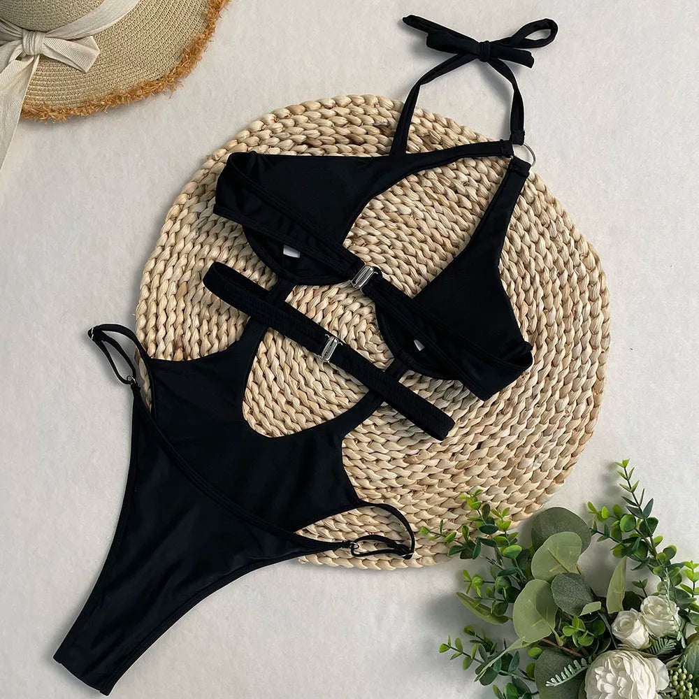 New Sexy Push Up One Piece Swimsuit